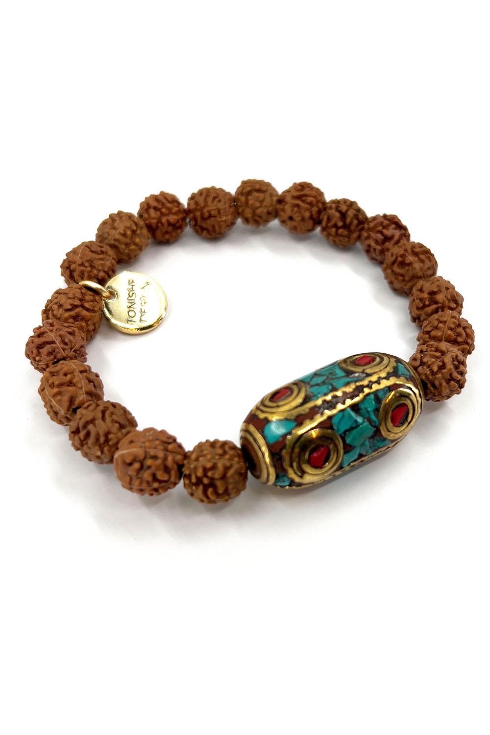 Para ve Bereket için Rudraksha Bileklik